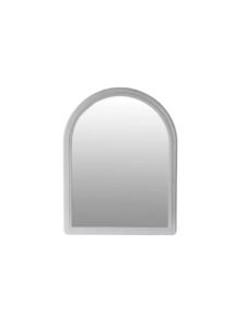 Bathroom Mirror - White Plastic Frame – Bathroom Nepal